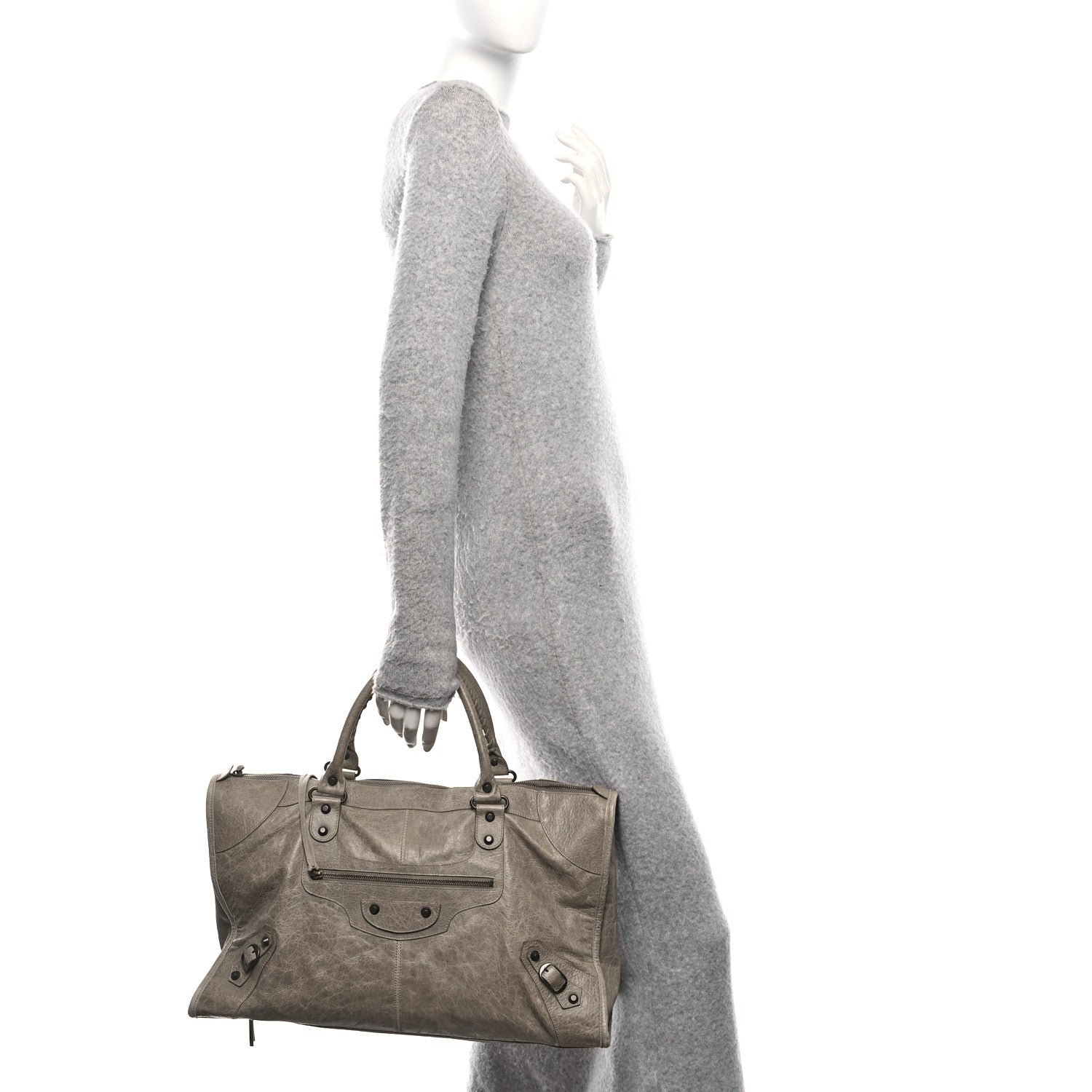 Balenciaga Agneau Classic Hardware Work Papyrus 1756965 – FASHIONPHILE