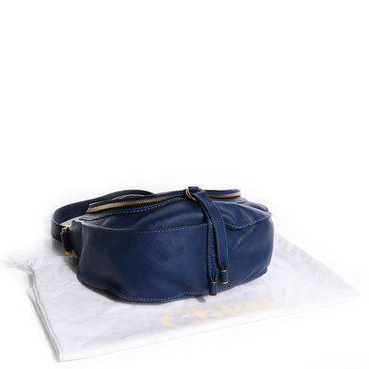 Chloe Calfskin Medium Marcie Round Crossbody Bag Royal Navy 4 of 12