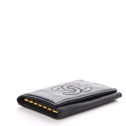 Chanel Caviar Timeless CC 6 Key Holder Case Black 4 of 11