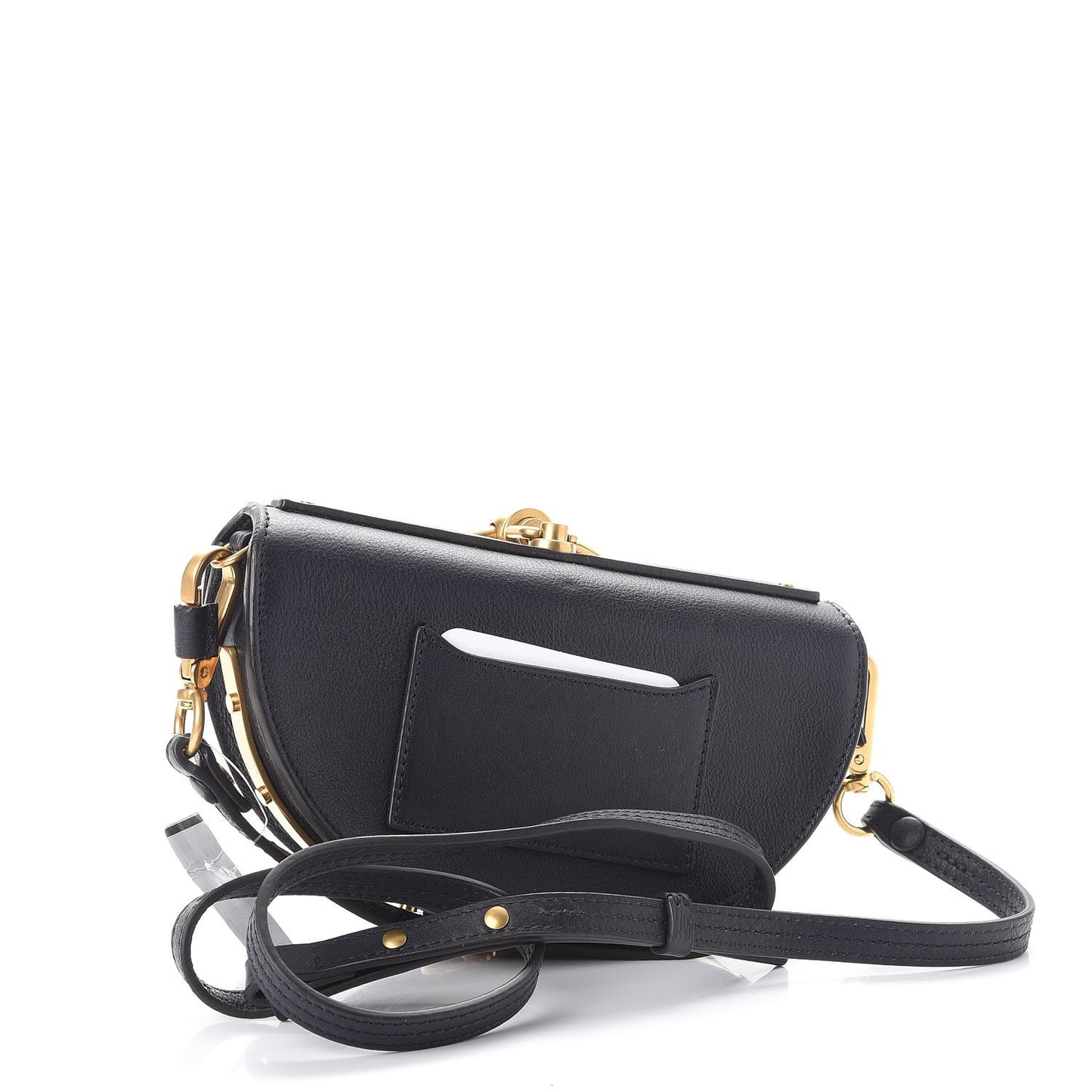 Suede Calfskin Constellation Studded Small Nile Bracelet Minaudiere Bag Full Blue