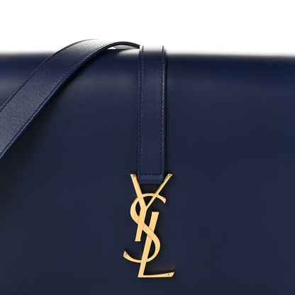 Saint Laurent Smooth Calfskin Medium Classic Monogram Universite Bag Royal Blue 7 of 10