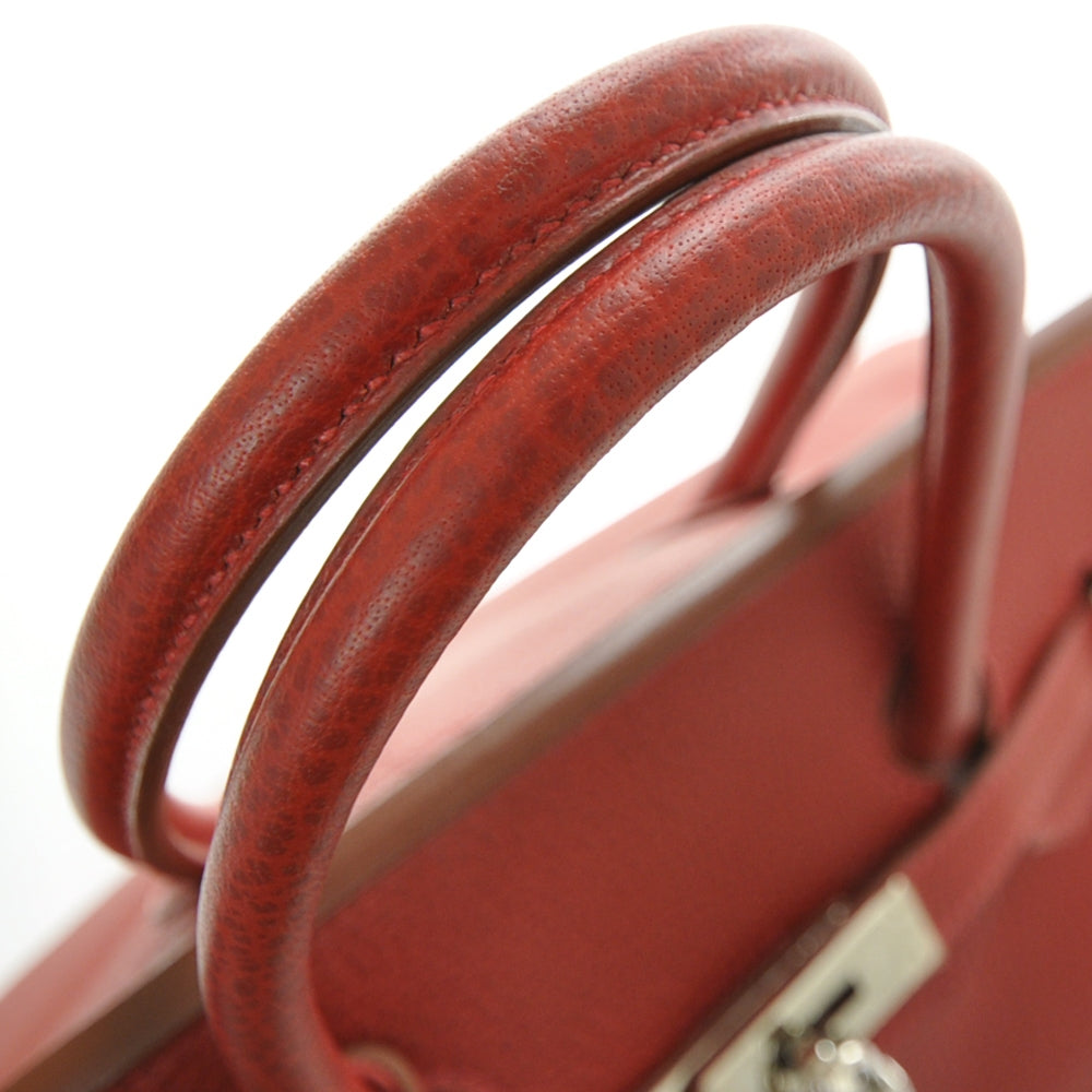 Clemence BIRKIN 35 Handbag Red - Bleu Red