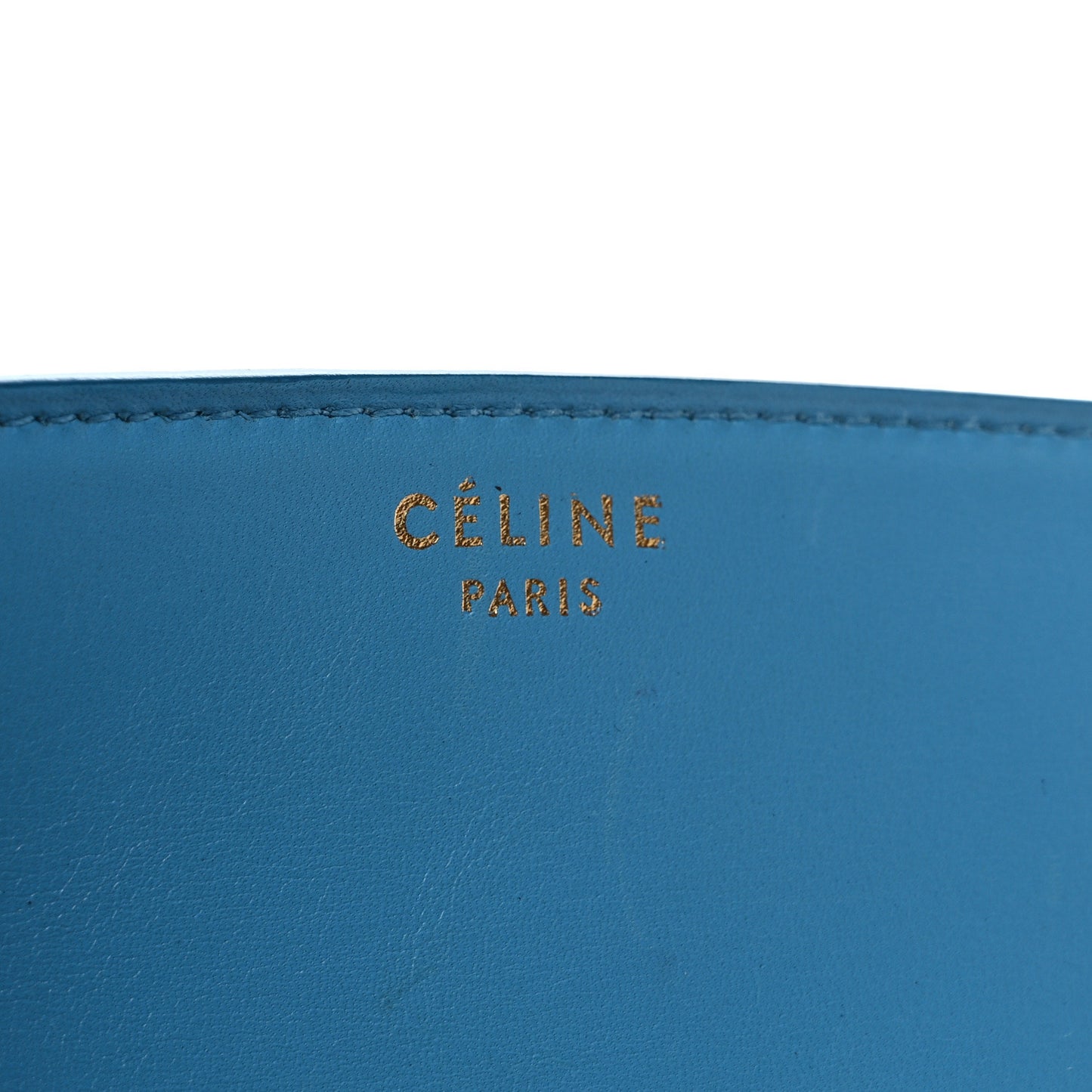 Box Calfskin Medium Classic Box Flap Bag Blue