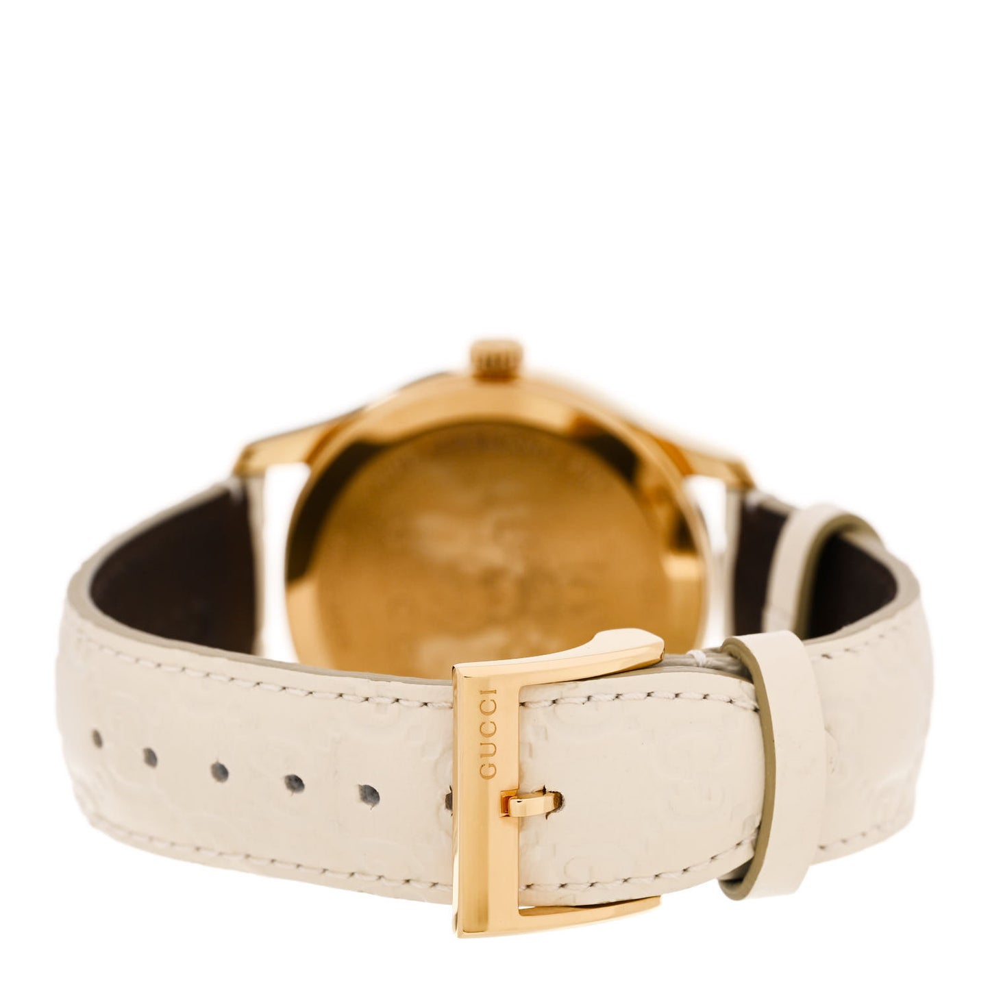 Stainless Steel Calfskin 38mm G-Timeless Quartz Watch White