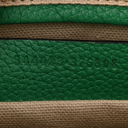 Alexander McQueen Pebbled Calfskin Mini Padlock Tote Green 7 of 10