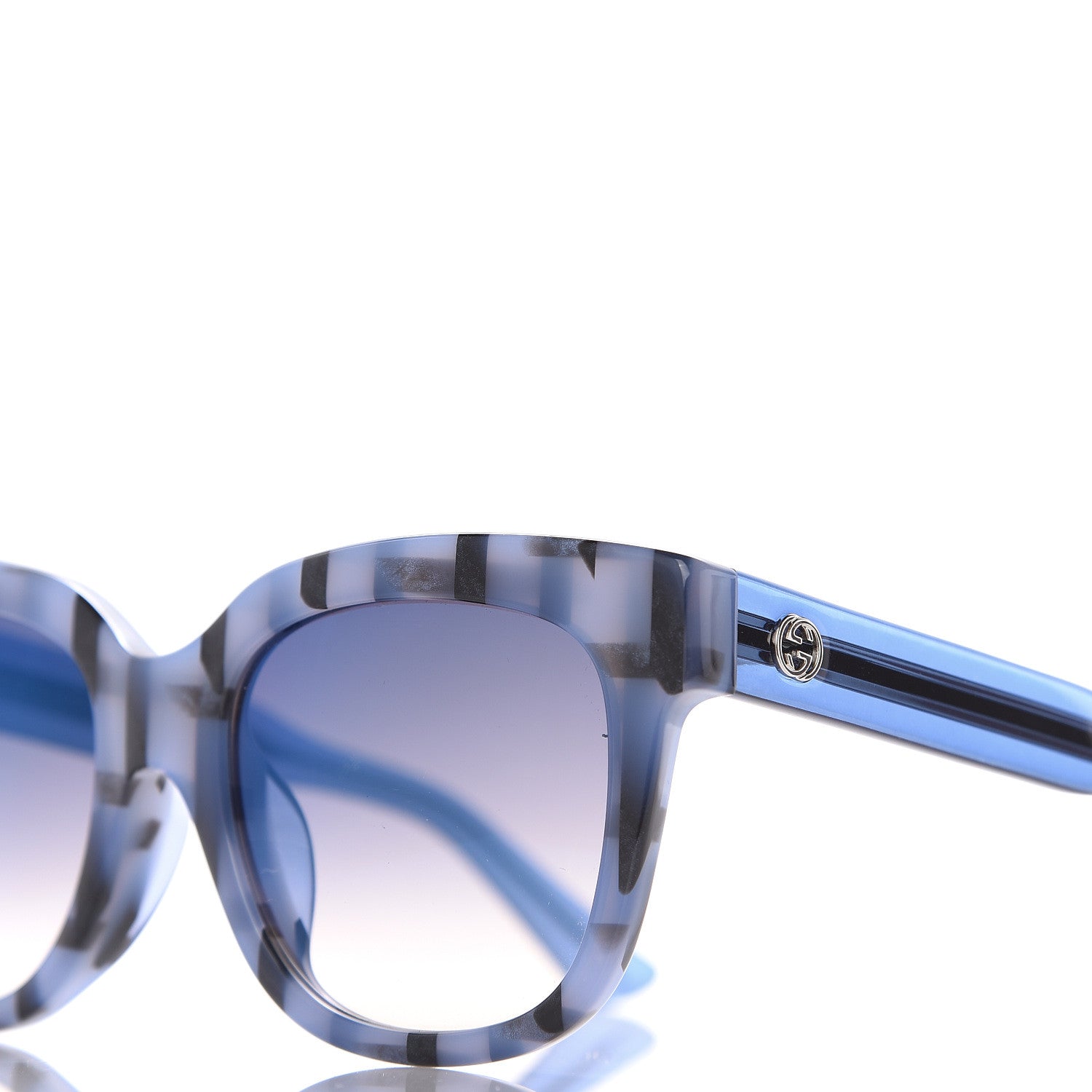 Gucci Acetate Sunglasses GG 3756/F/S Blue 7 of 8