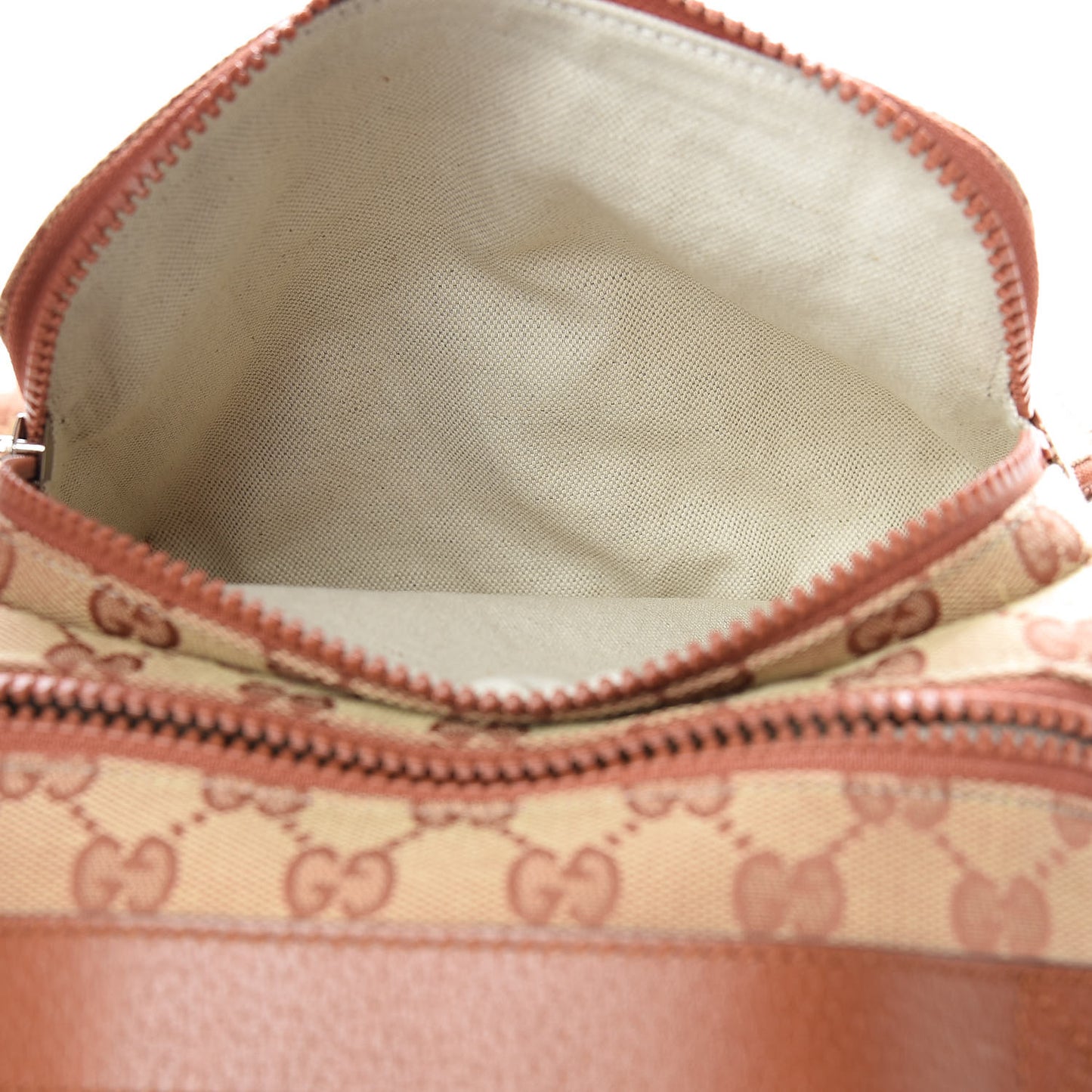 X MLB GG Monogram LA Dodgers Large Backpack Beige Ruggine Ivory