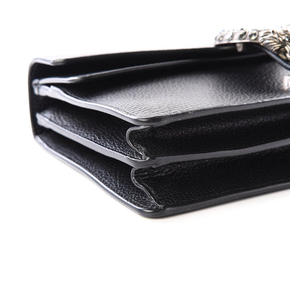 Gucci Pebbled Calfskin Small Dionysus Shoulder Bag Black 5 of 11