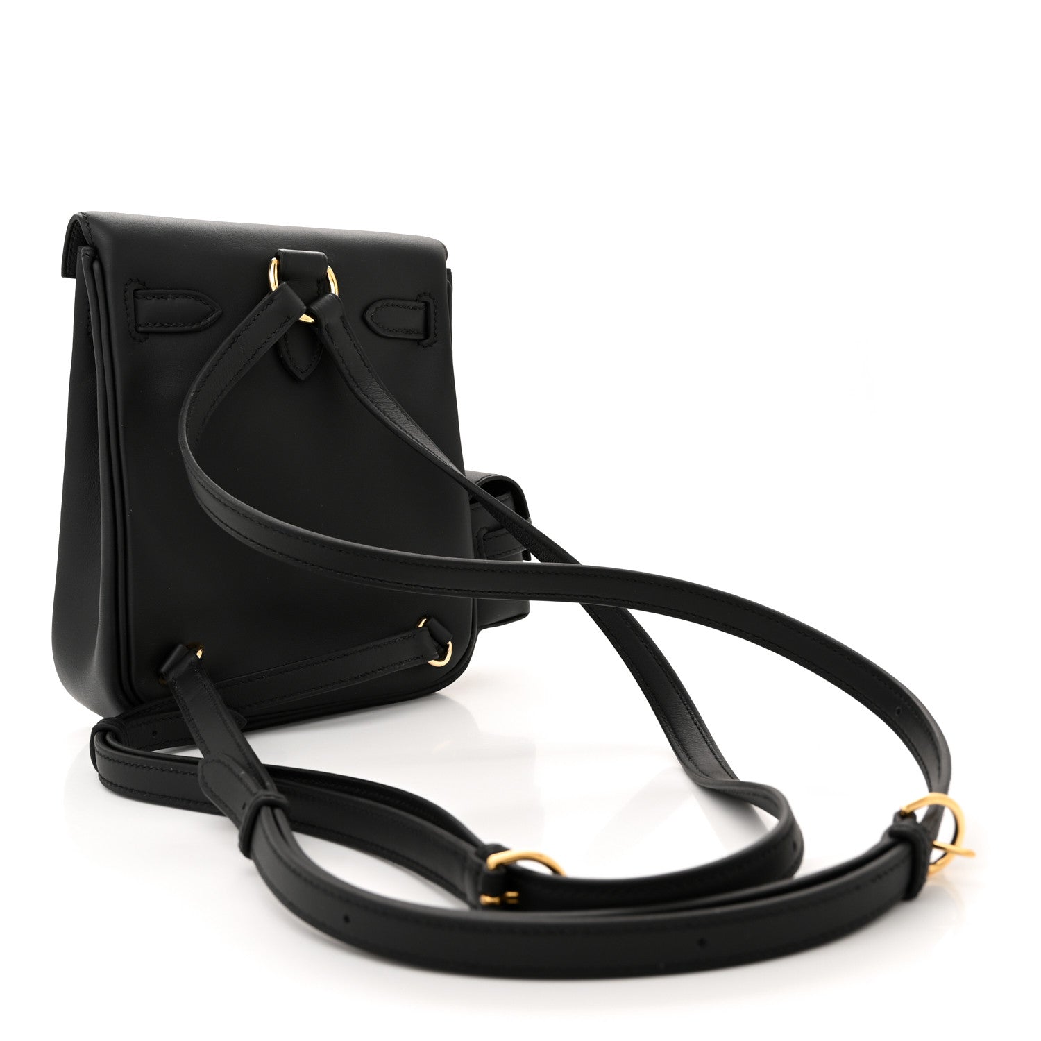 Hermes Swift Kelly Jump Backpack Black 3 of 11