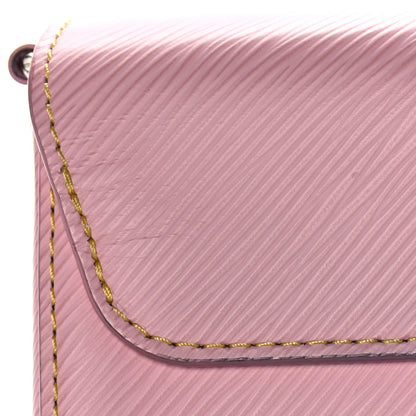 Louis Vuitton Epi Twist Shoulder Bag MM Rose Ballerine 13 of 13