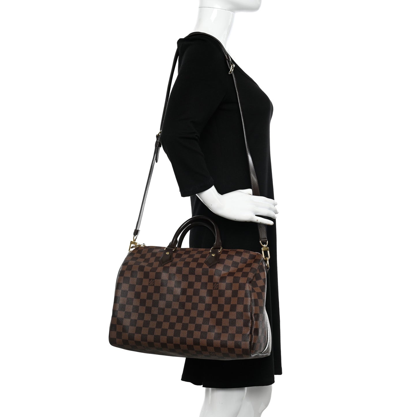 Damier Ebene Speedy Bandouliere 35