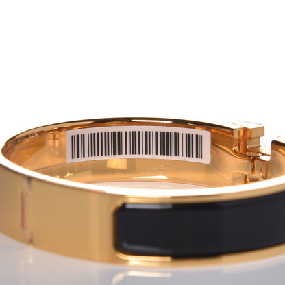 Hermes Enamel Narrow Clic Clac H Bracelet PM Black 5 of 7