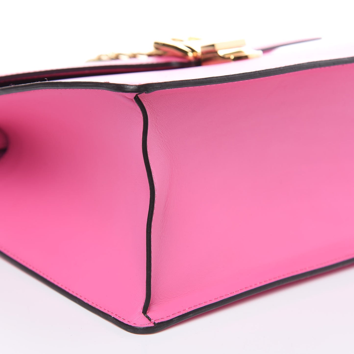 Vitello Fontanella Web Medium Sylvie Top Handle Bag Pink Tropical Flower