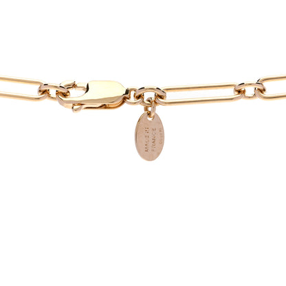 Hermes Permabrass Curiosite Long Necklace Rose Gold 5 of 7