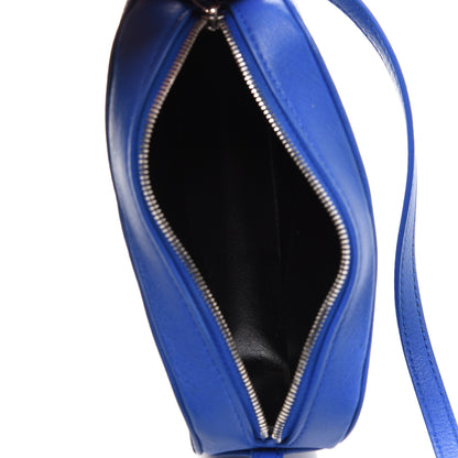 Balenciaga Smooth Calfskin Logo XS Everyday Camera Bag Bleu Prim White 9 of 14