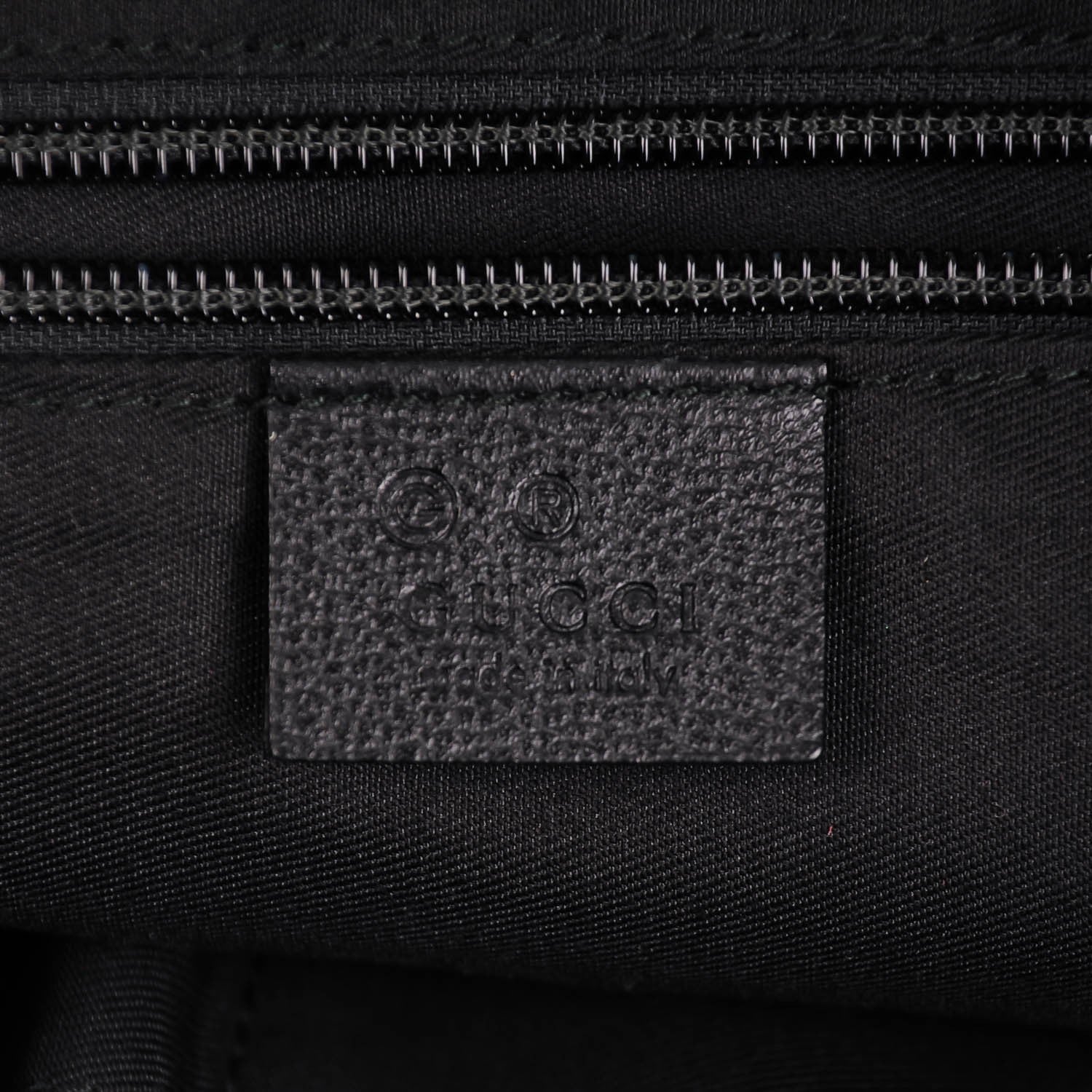 Gucci Nylon Monogram Large Web Handle Vertical Tote Black 6 of 8