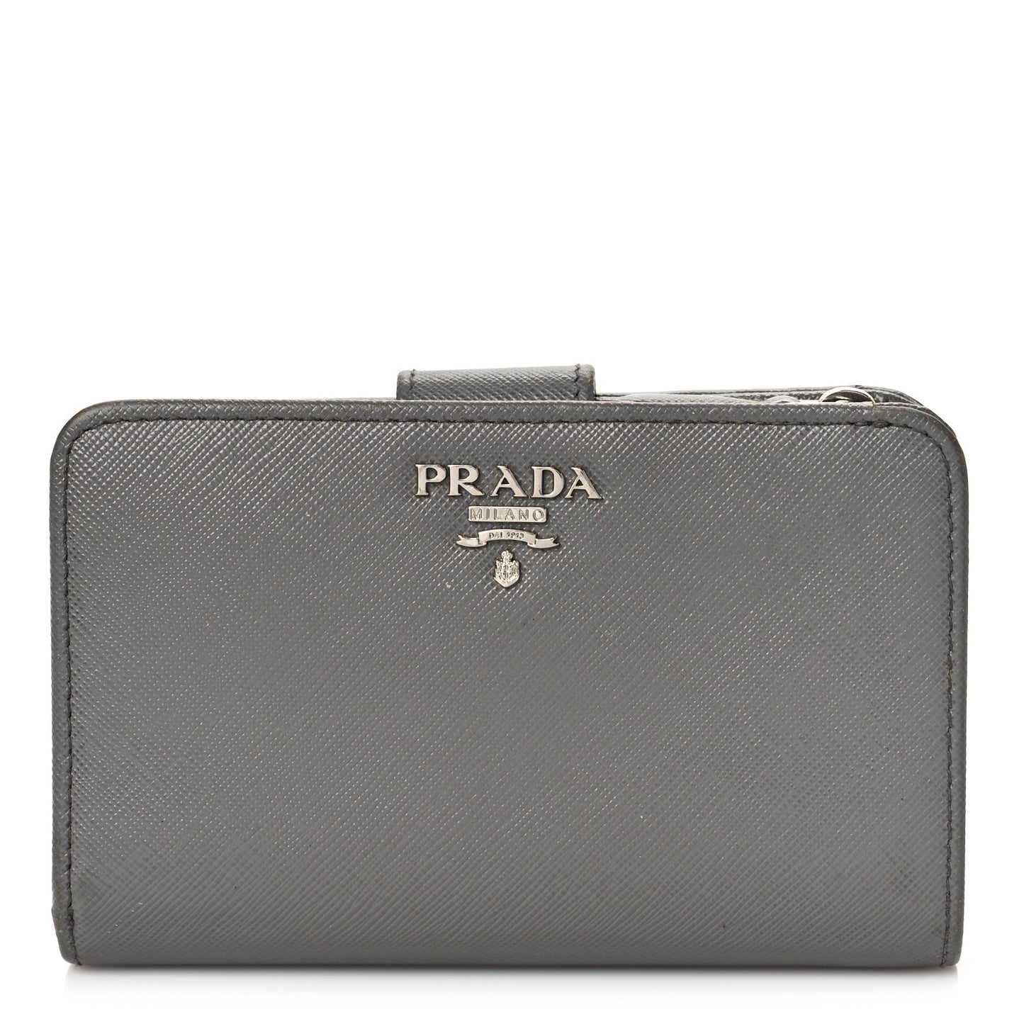 Saffiano Metal Compact Wallet Marmo