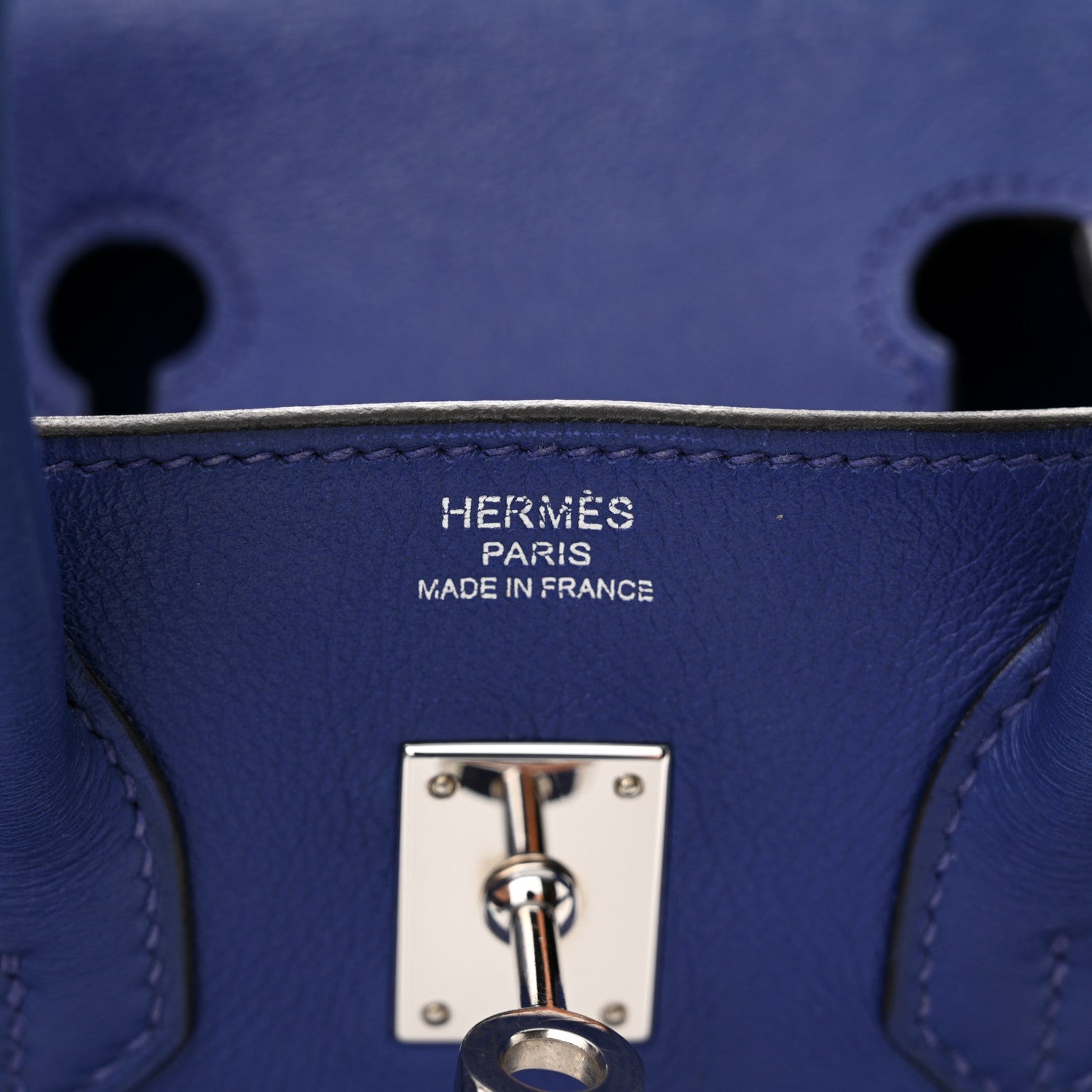 Hermes Swift Birkin 25 Bleu Electrique 6 of 10