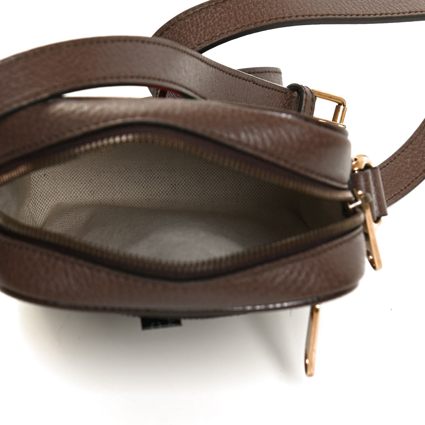 GG Supreme Monogram Web Mini Ophidia Messenger Brown