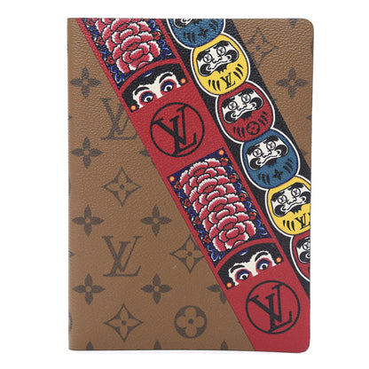 Louis Vuitton Reverse Monogram Kabuki Stickers Clemence Notebook 1 of 6
