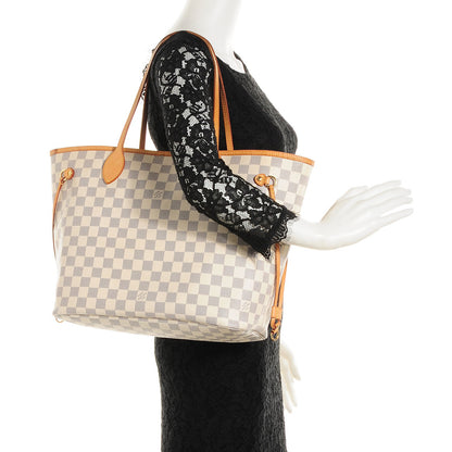 Louis Vuitton Damier Azur Neverfull MM 2 of 8