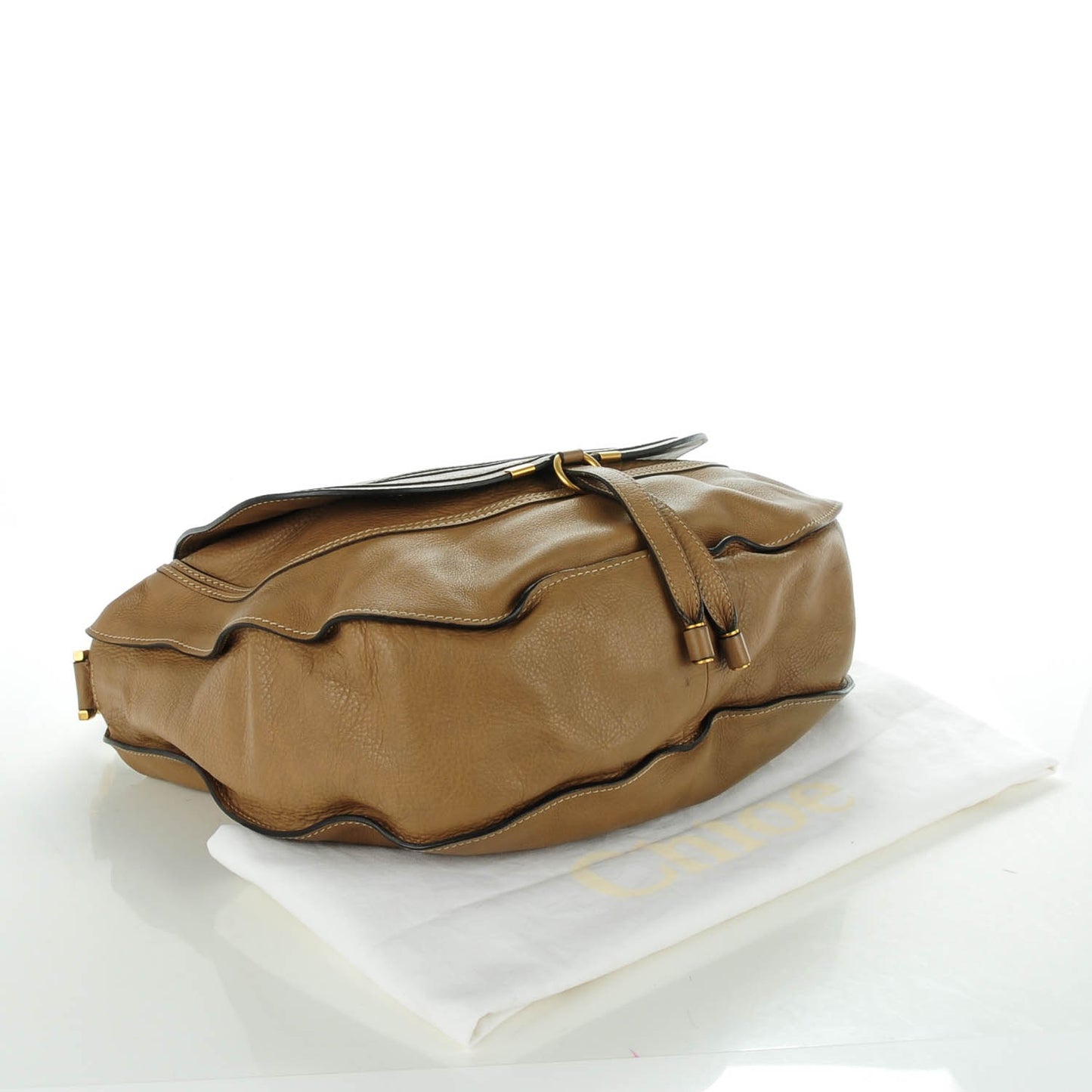 Calfskin Large Marcie Hobo Nut