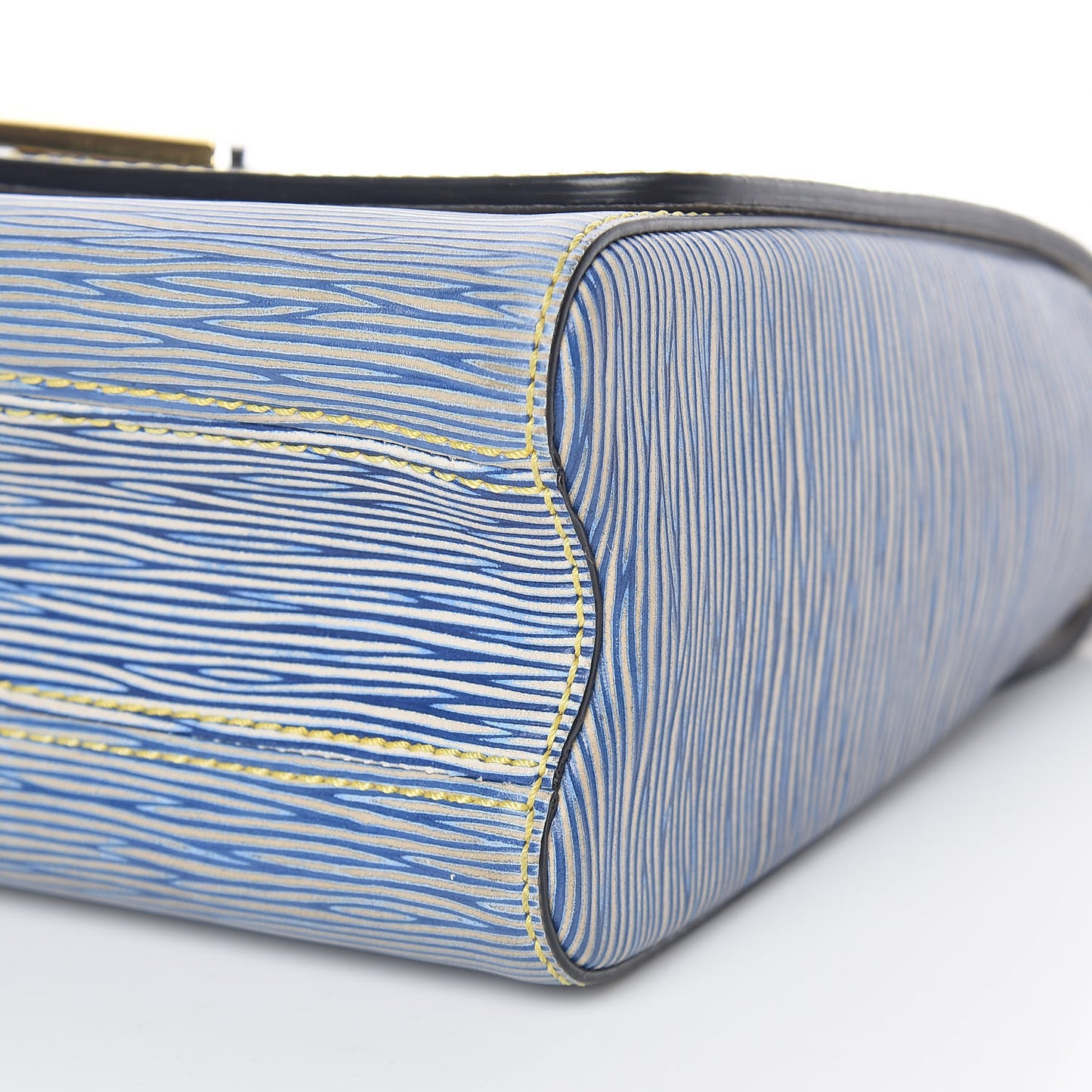 Epi Twist Shoulder Bag MM Denim Light