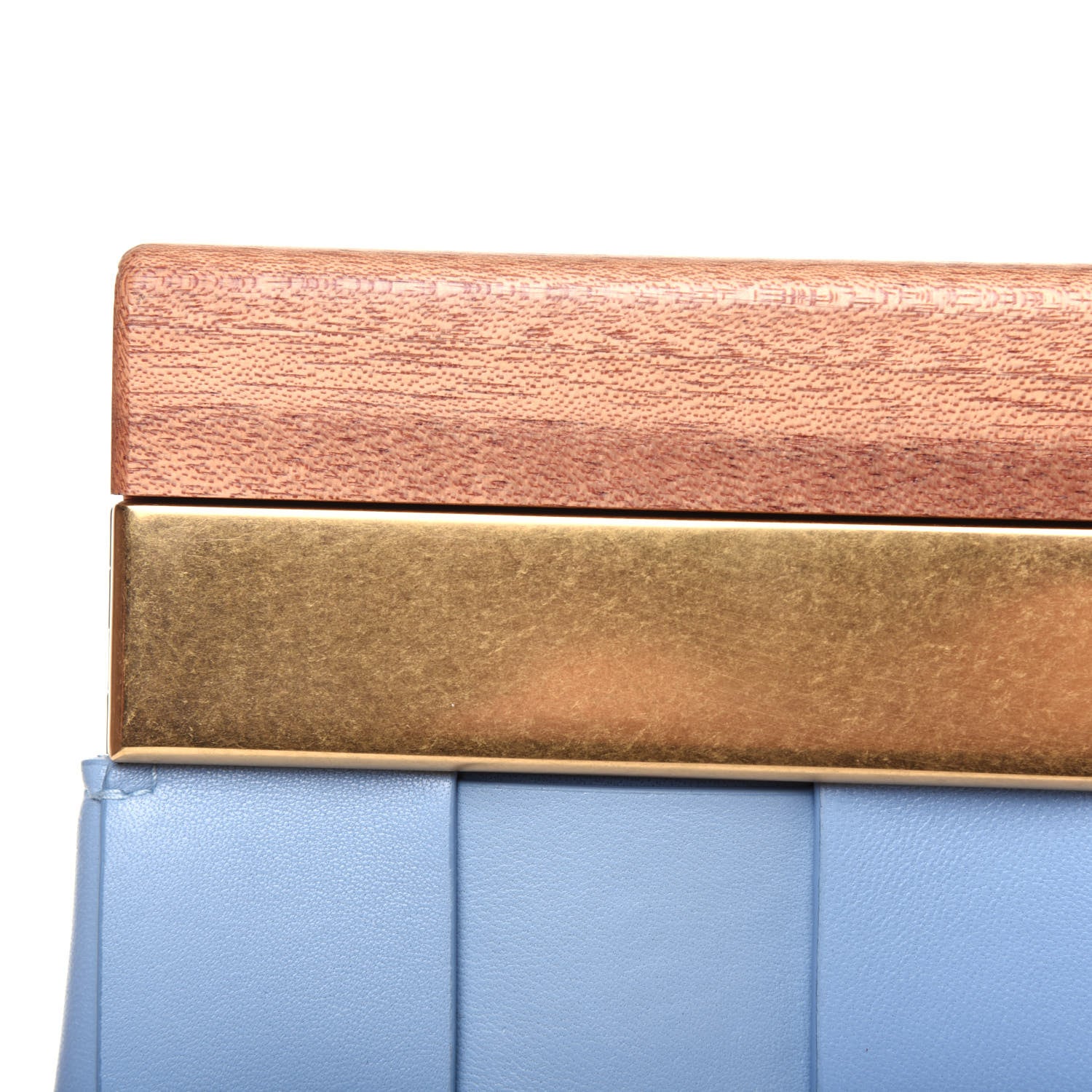 Bottega Veneta Nappa Intrecciato The Snap Clutch Ice Blue 15 of 15