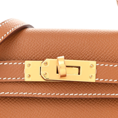 Hermes Epsom Mini Kelly Sellier 20 Gold 8 of 11
