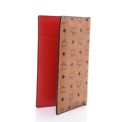 MCM Visetos Passport Holder Cognac 2 of 6