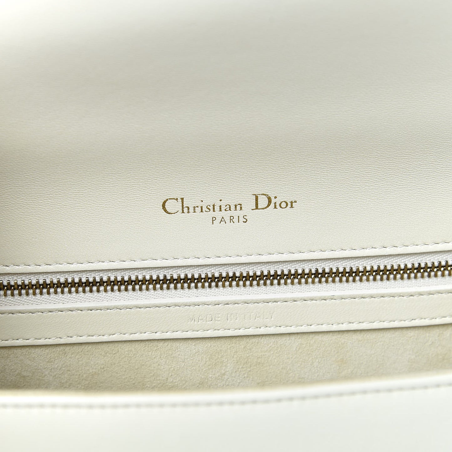 Lambskin Studded Medium Diorama Flap Bag Latte