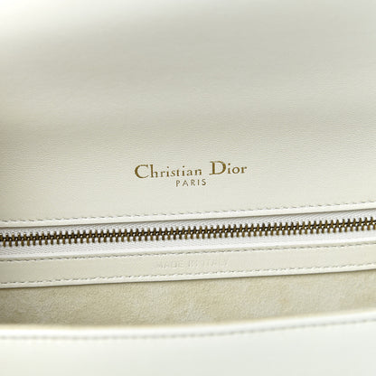 Christian Dior Lambskin Studded Medium Diorama Flap Bag Latte 8 of 11