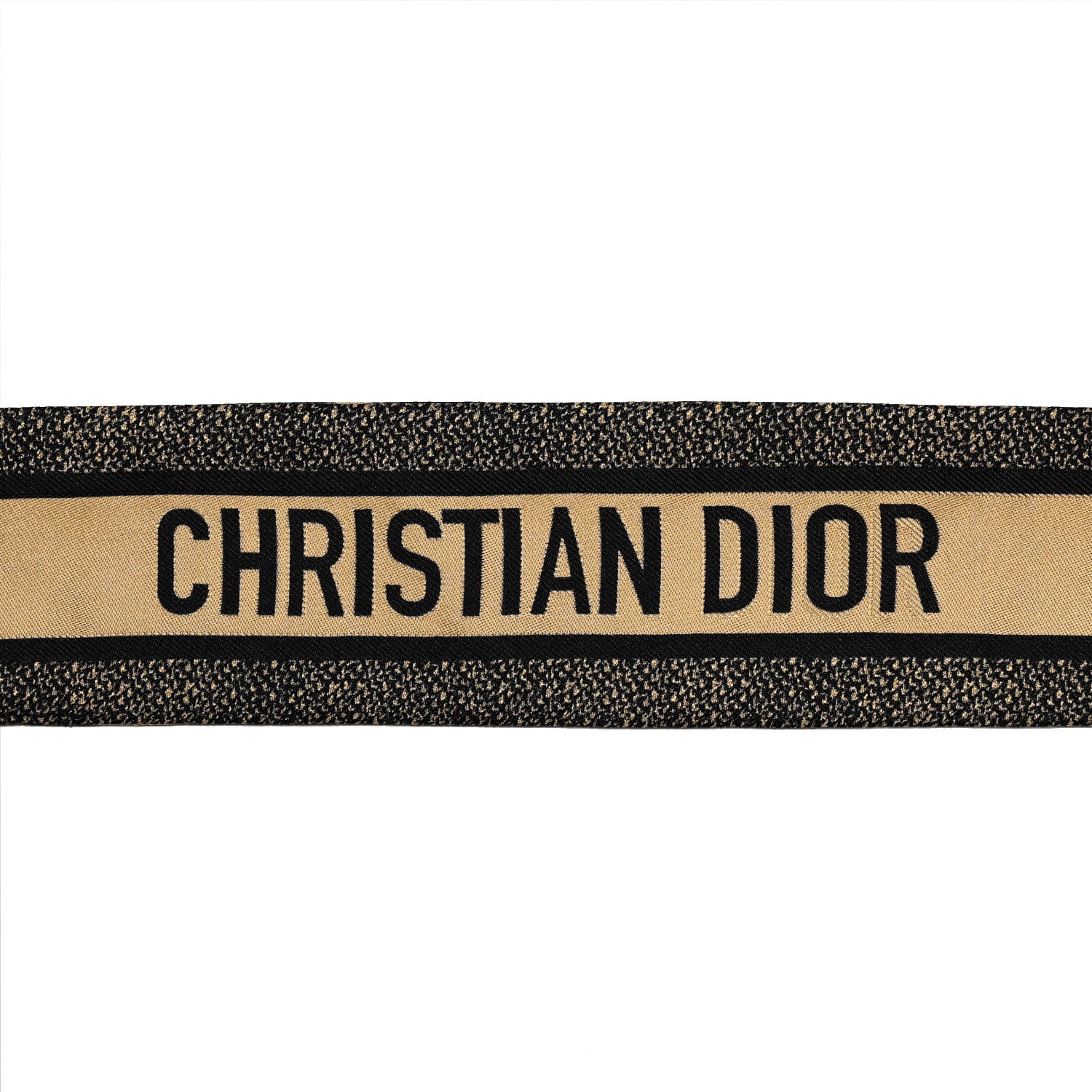 Christian Dior Silk Mizza Mitzah Scarf Beige Multicolor 3 of 4