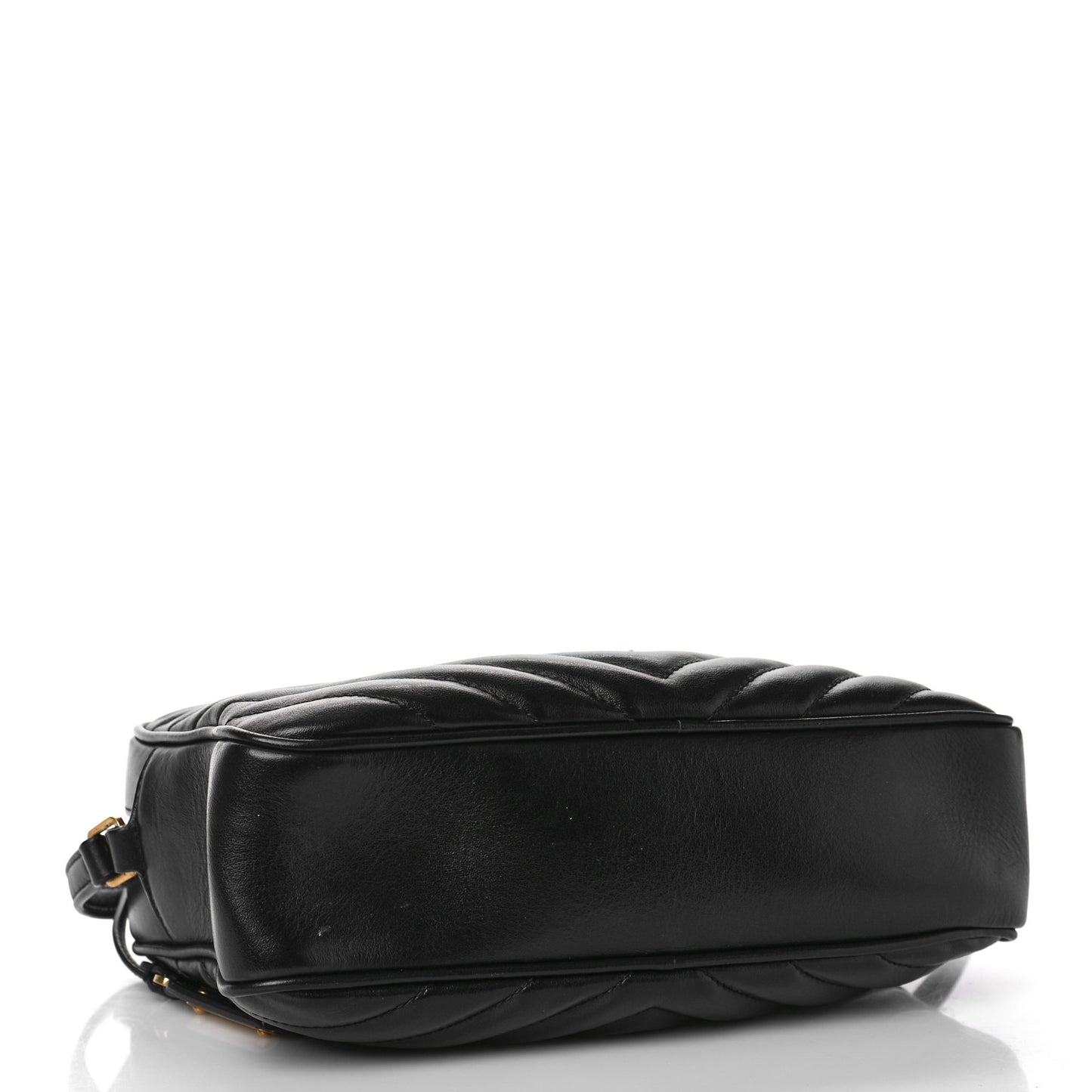 Calfskin Matelasse Monogram Lou Camera Bag Black