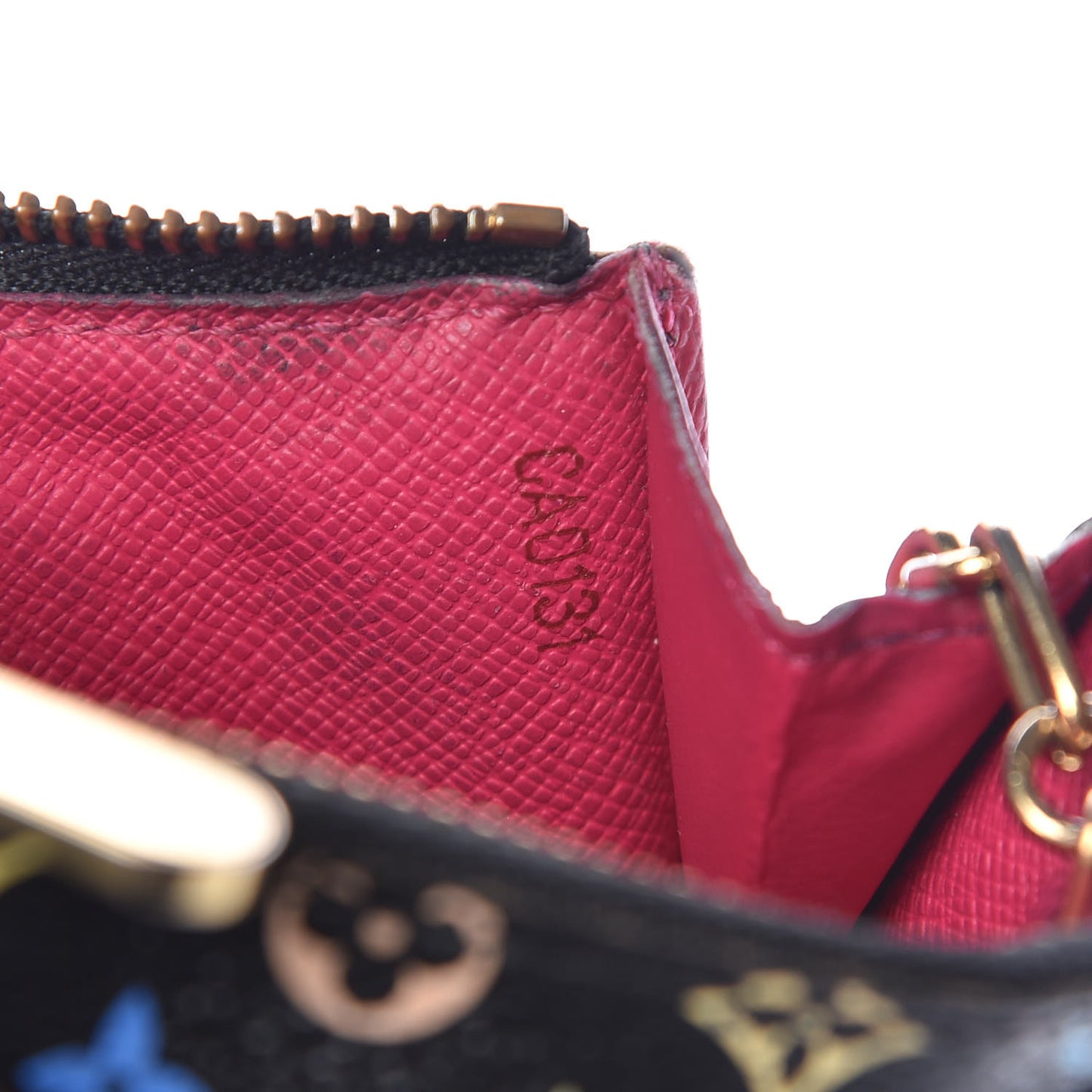 Monogram Multicolor Key Pouch Black Grenade