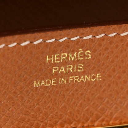 Hermes Epsom Kelly Wallet To Go Gold 7 of 11