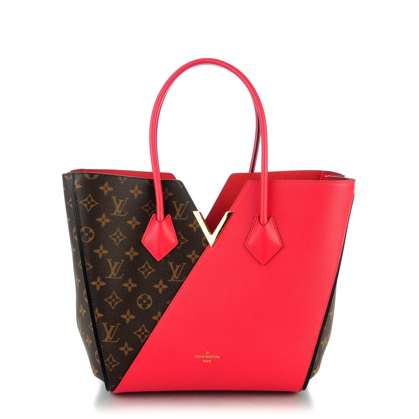 Calfskin Monogram Kimono Tote Poppy