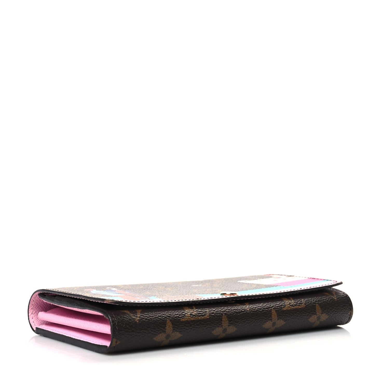 Monogram 2016 Christmas Animation Sarah Wallet Rose Ballerine
