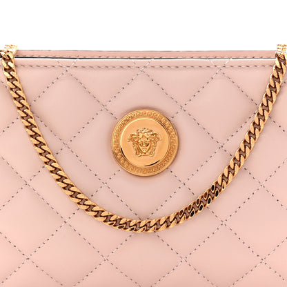 Versace Nappa Quilted La Medusa Crossbody Light Pink 7 of 9