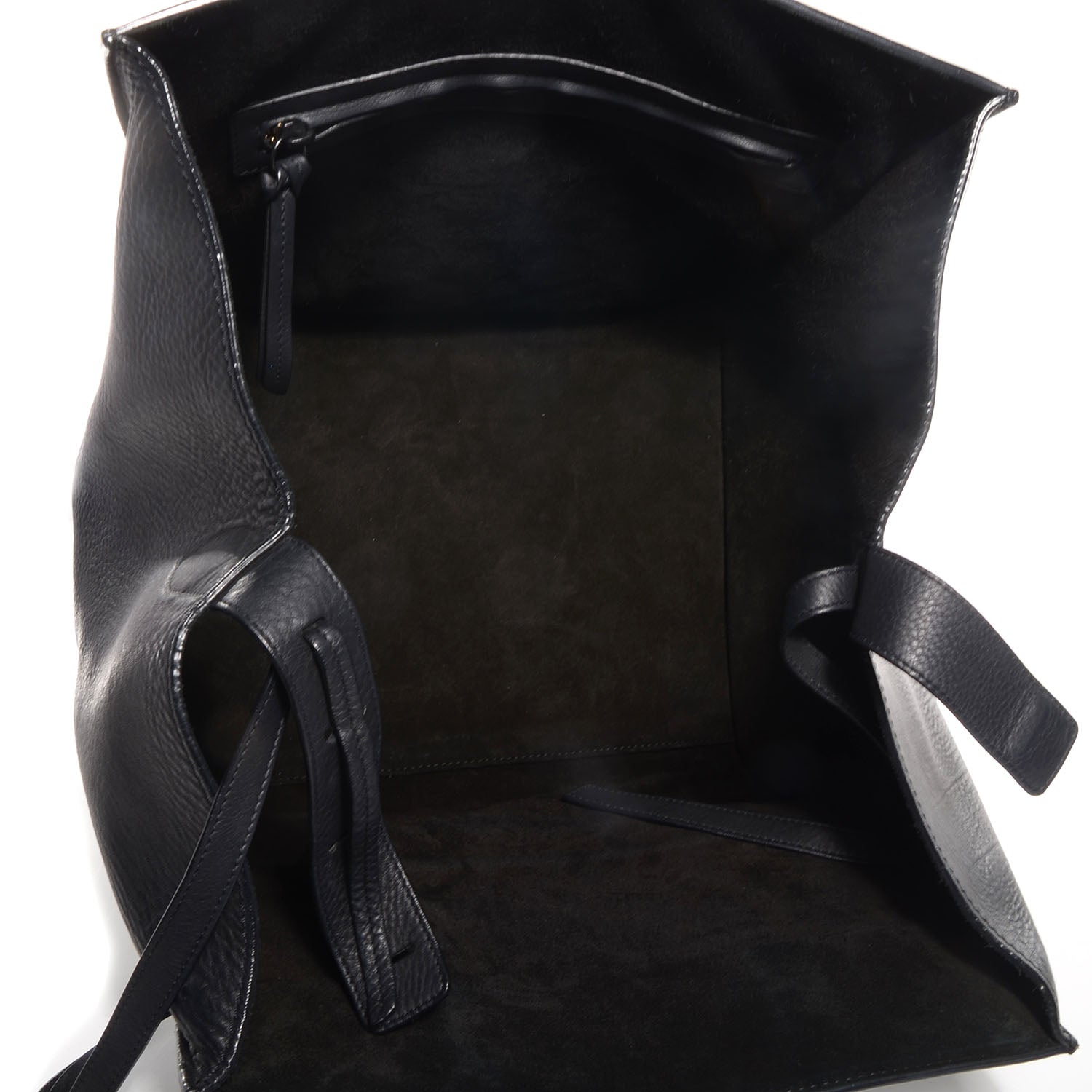 Celine Supple Calfskin Medium Phantom Luggage Black 5 of 9