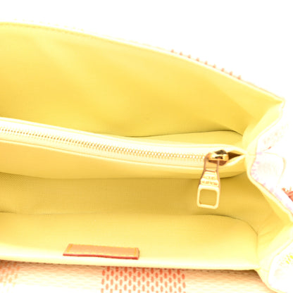 Louis Vuitton Damier Giant Pochette Metis East West Peach 5 of 11