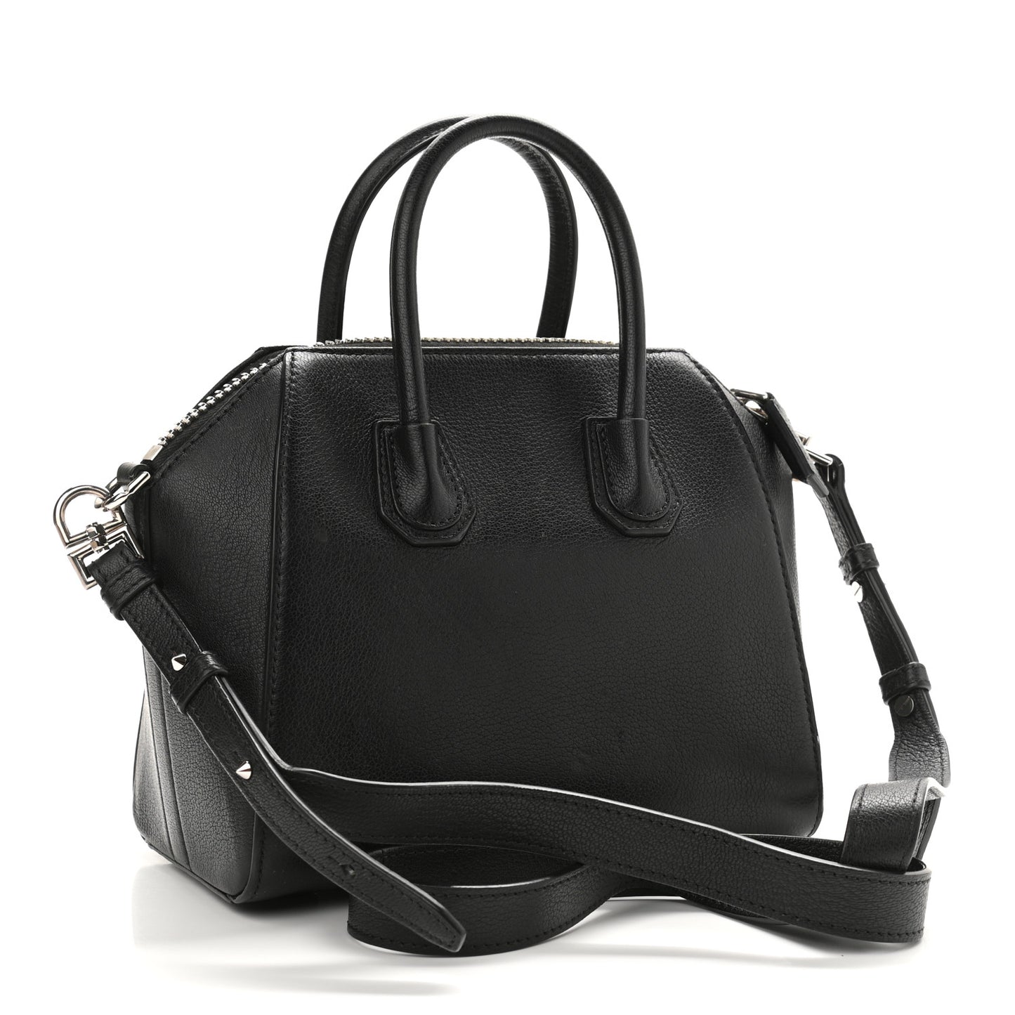 Sugar Goatskin Mini Antigona Black