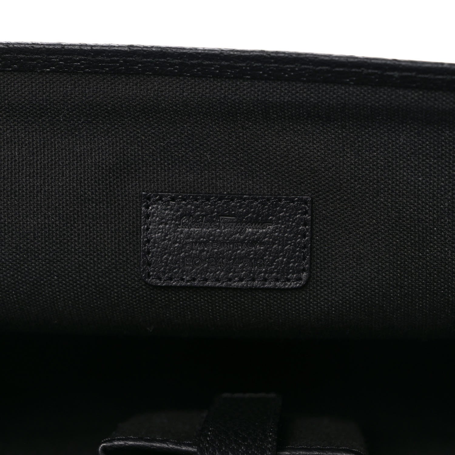 Salvatore Ferragamo Pigskin Chelsea Briefcase Black 6 of 8