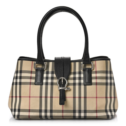 Burberry House Check Buckle Tote Black 1 of 12