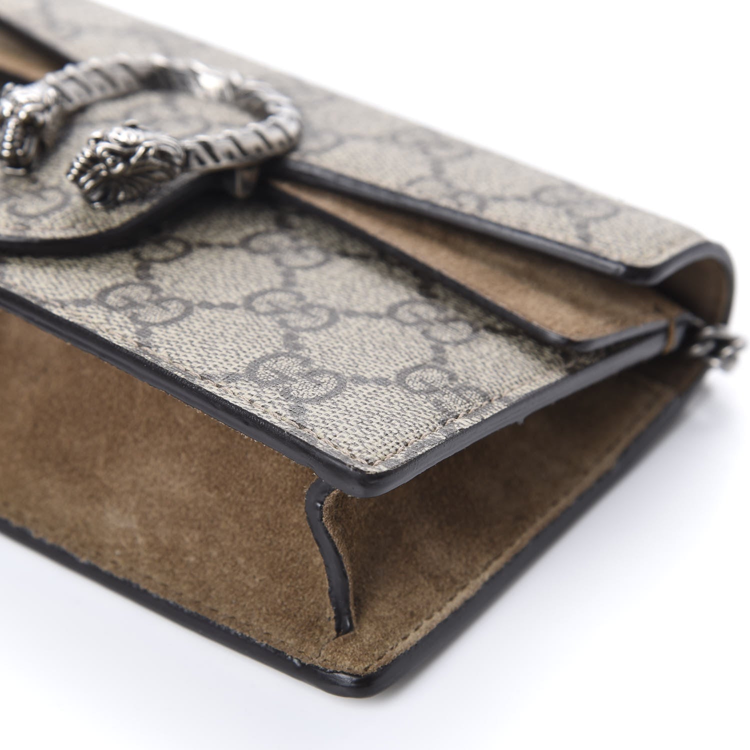 Gucci GG Supreme Monogram Super Mini Dionysus Shoulder Bag Taupe 6 of 9
