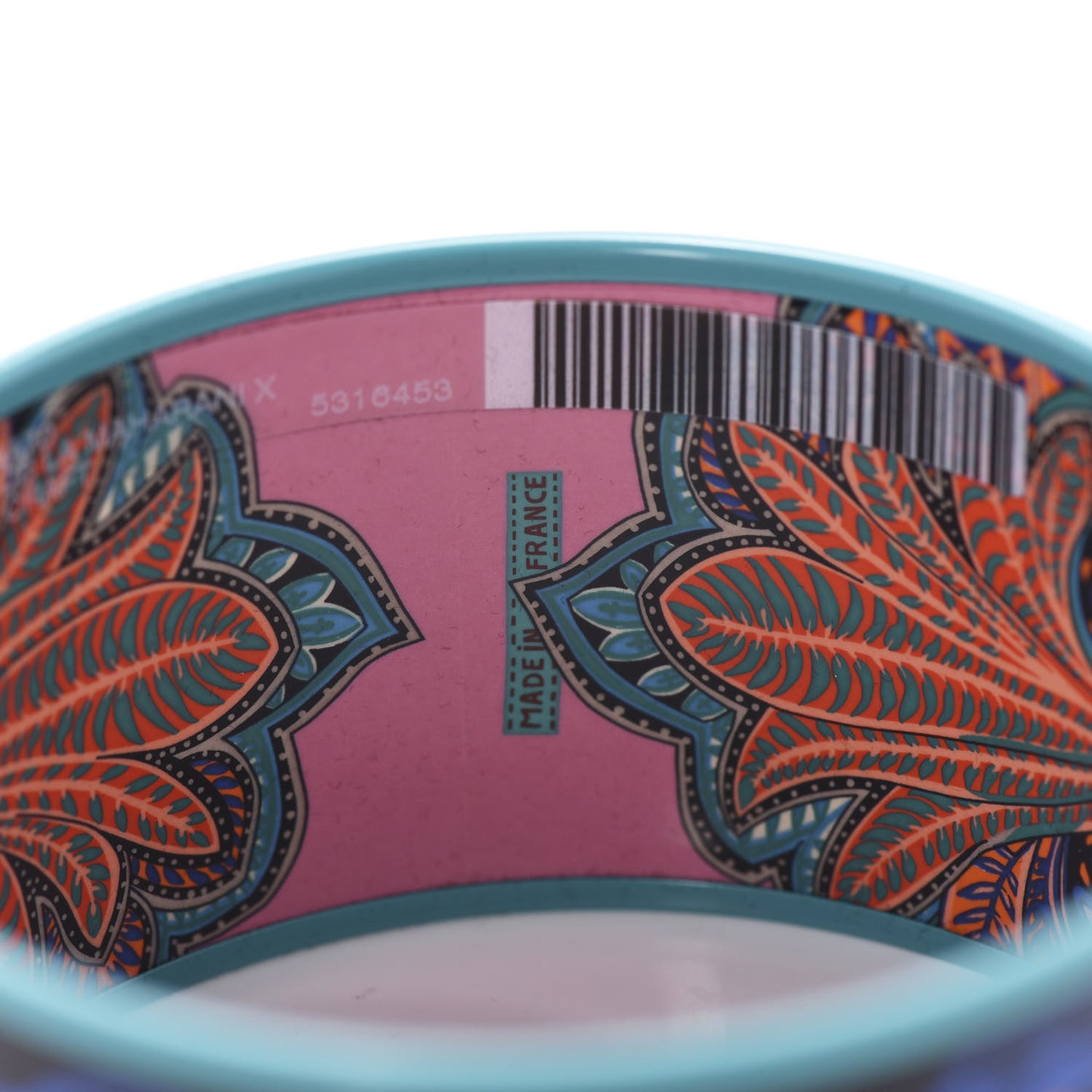 Enamel Printed Le Jardin De La Maharani Extra Wide Bracelet 70 Graffitis Craft