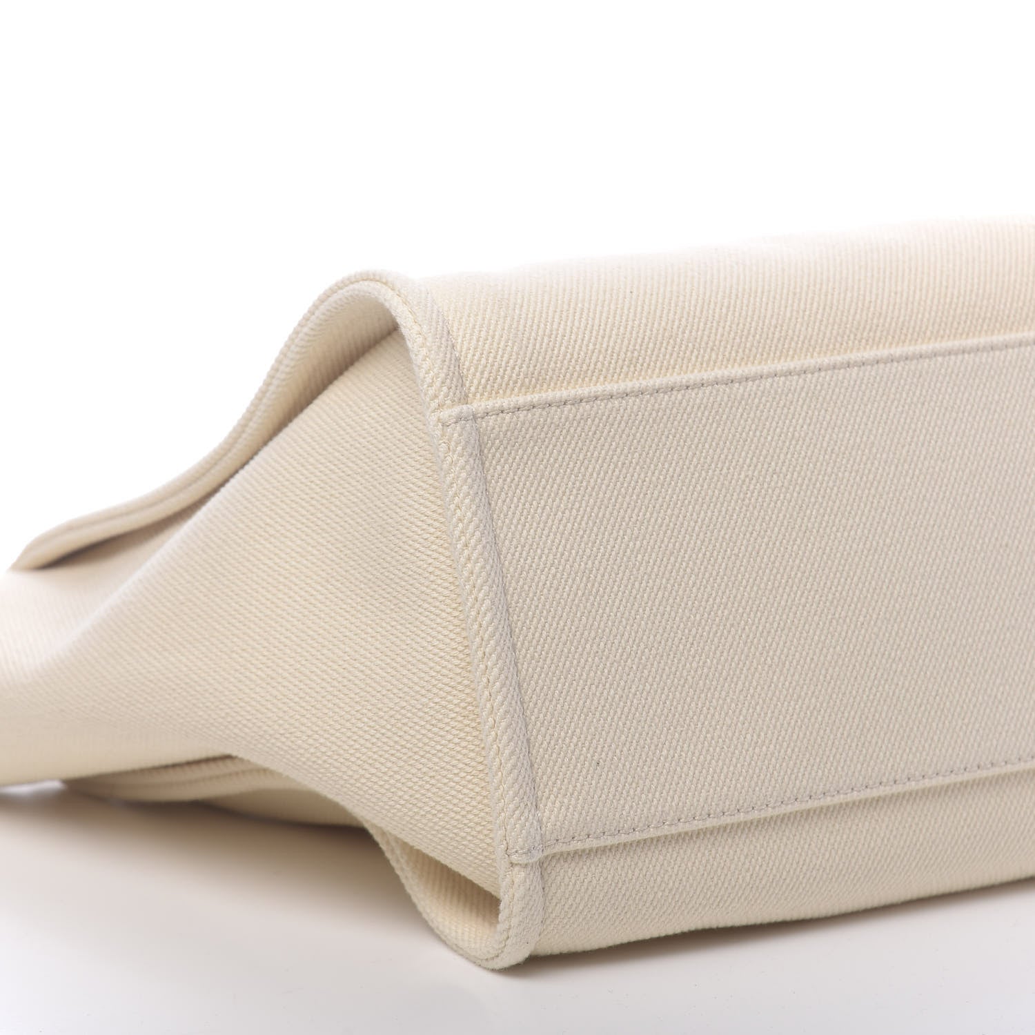 Chanel Canvas Pearl Medium Deauville Tote Ecru Beige 9 of 10