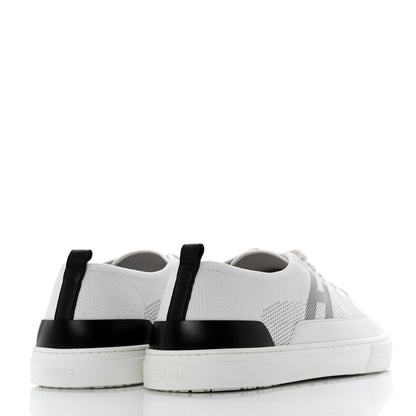 Hermes Calfskin Deep Sneakers 44 White Multicolor 4 of 10