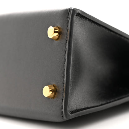 Hermes Tadelakt Mini Kelly 20 Black 9 of 12