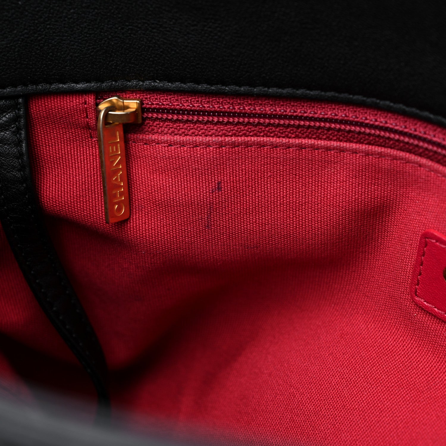 Chanel Calfskin Stitched Medium Shopping Tote Black 10 of 12